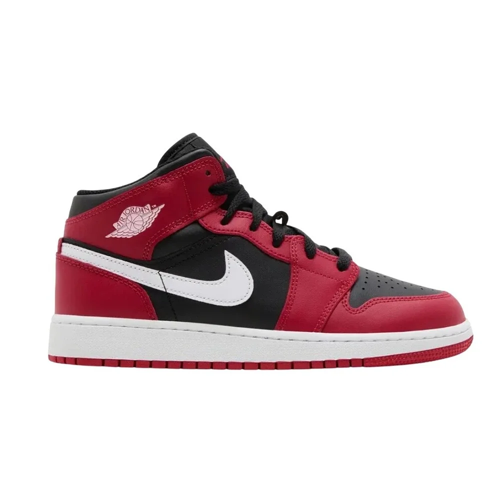 Air Jordan 1 Mid Gym Red Black White DQ8423-061 Mens Size 5.5 Basketball Shoes